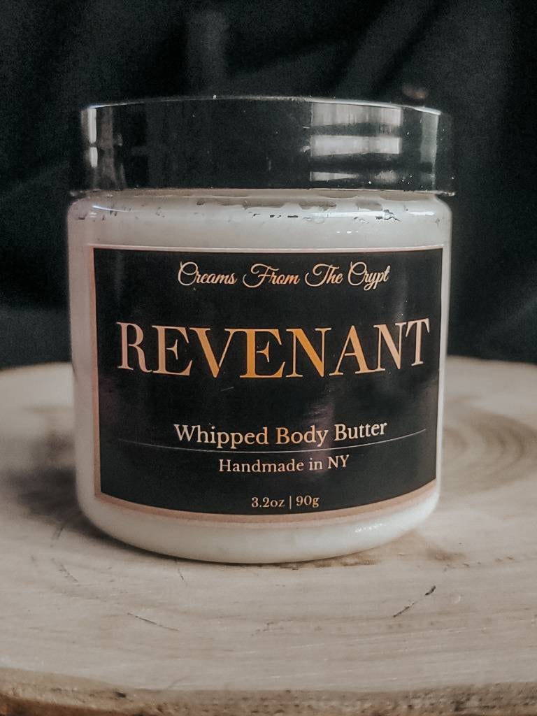 REVENANT - Cologne scented, Vegan whipped body butter, Shea, mango butter, moisturizer, gothic skincare, masculine fragrance, unisex, men's