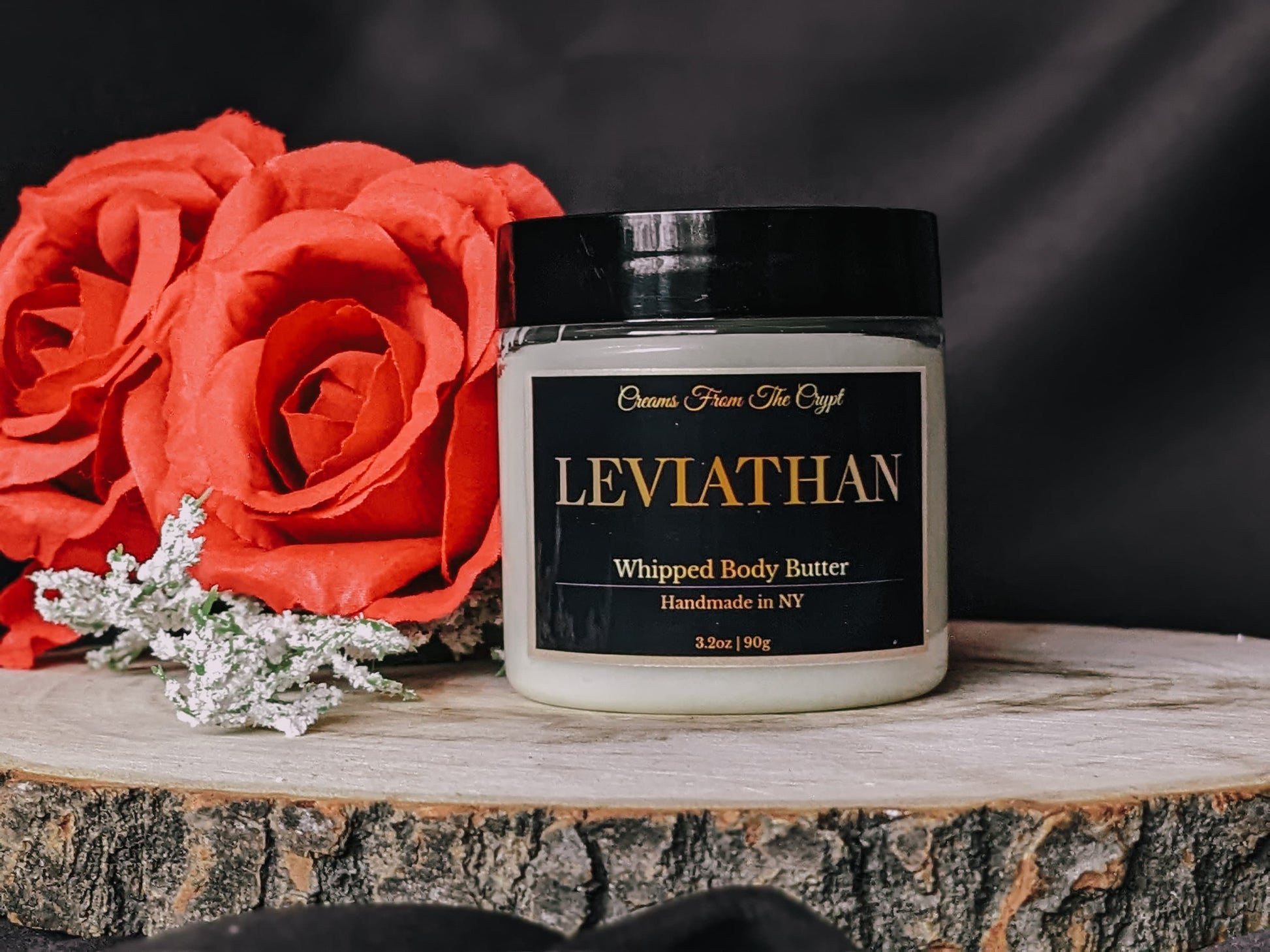 LEVIATHAN - Ozone and Sandalwood scented, Vegan whipped body butter, Shea, mango butter, moisturizer, gothic skincare, ocean fragrance, gift