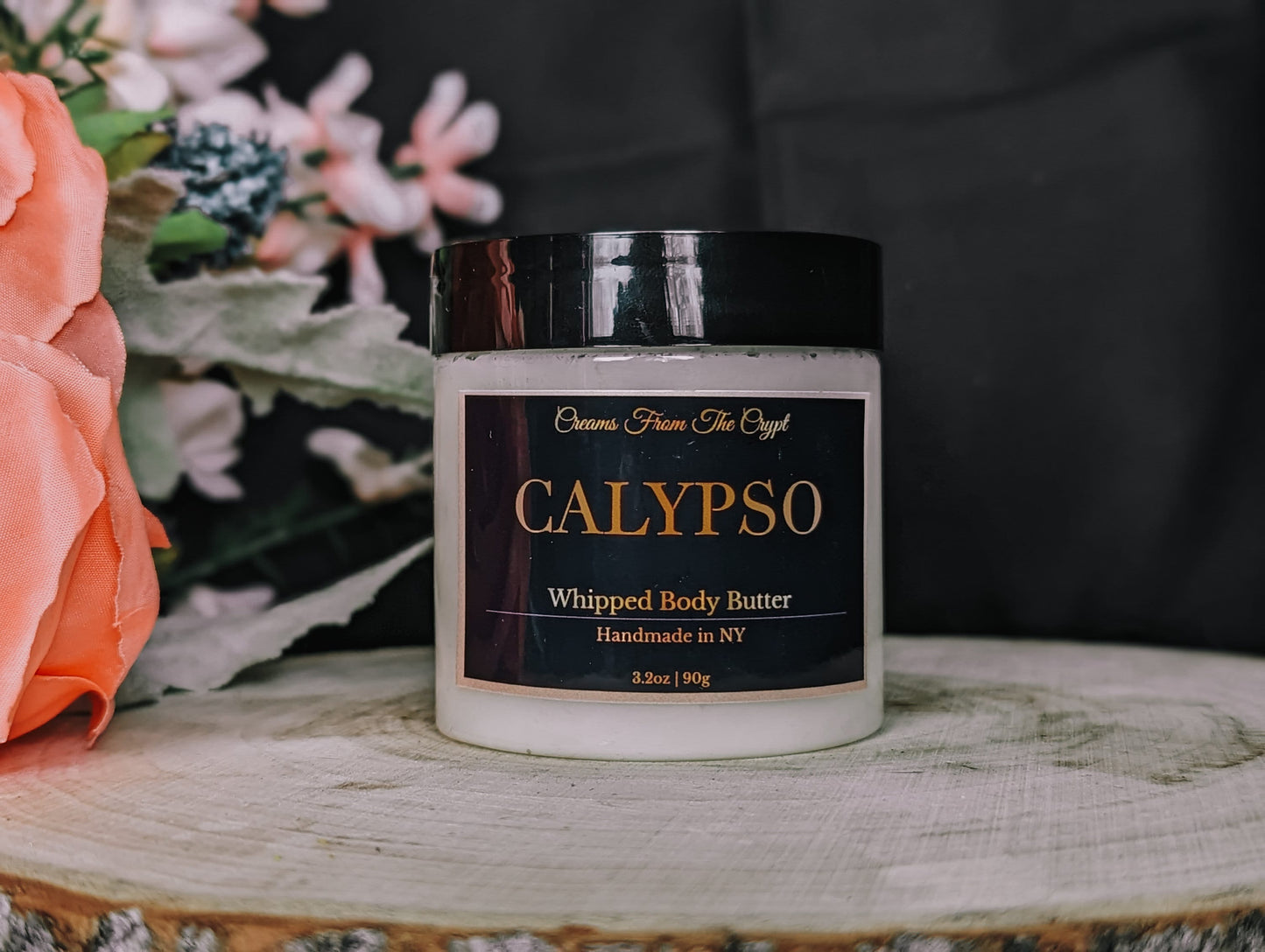 CALYPSO - Coconut lime and rum scented, vegan whipped body butter, Shea, mango butter, moisturizer, gothic skincare, summer fragrance