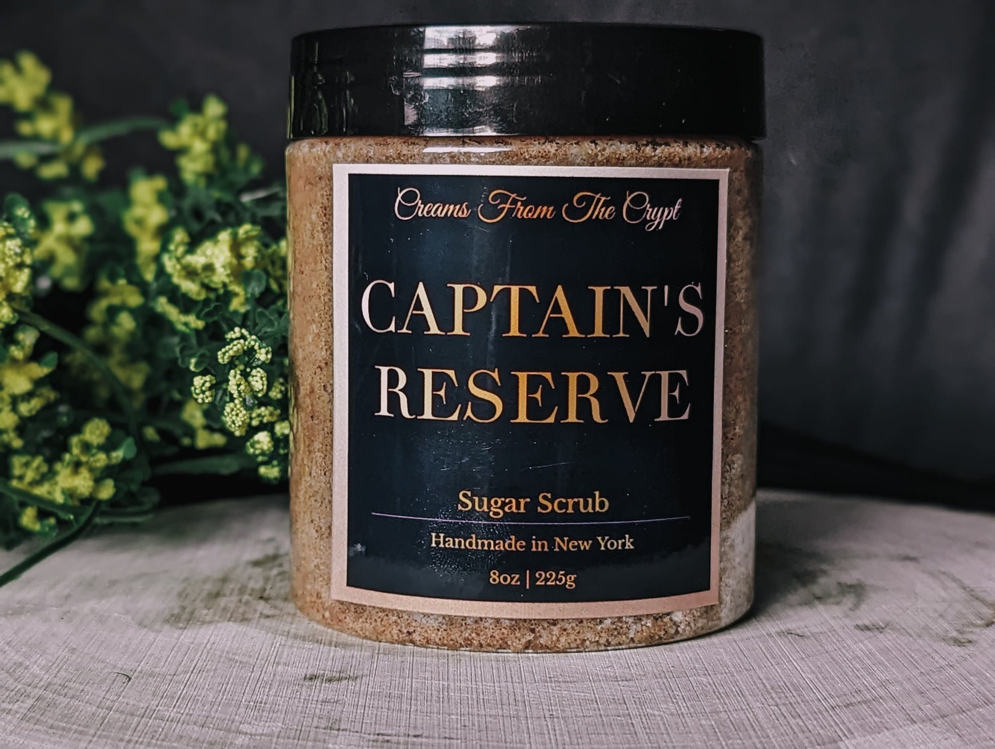 CAPTAIN'S RESERVE - Rum Scented Sugar Scrub, Vegan skincare, Exfoliate, Shea, Mango Butter, Body Scrub, Summer Fragrance, Unisex, For Him